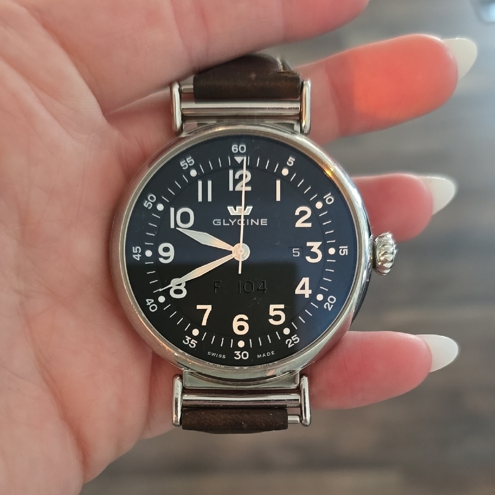 Men's GLYCINE F-104 Automatic Flieger Watch